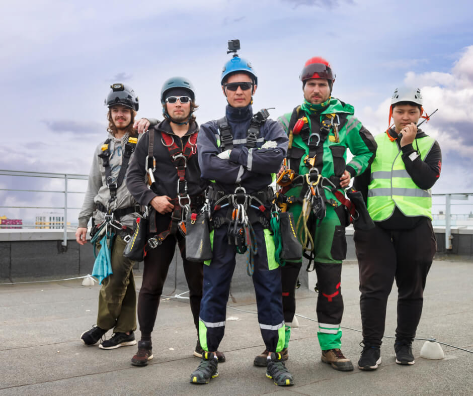 Larkes Roofs specialist team at work